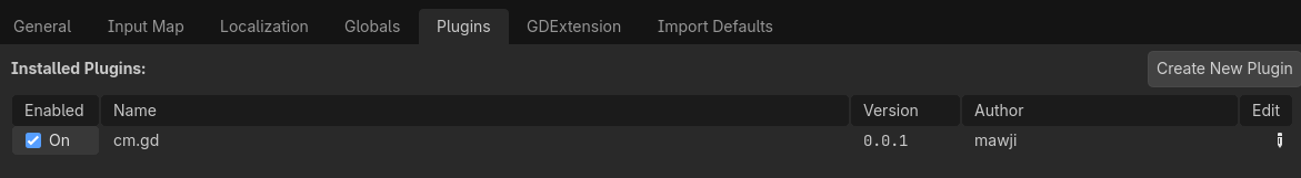 Plugins > Enable cm.gd addon