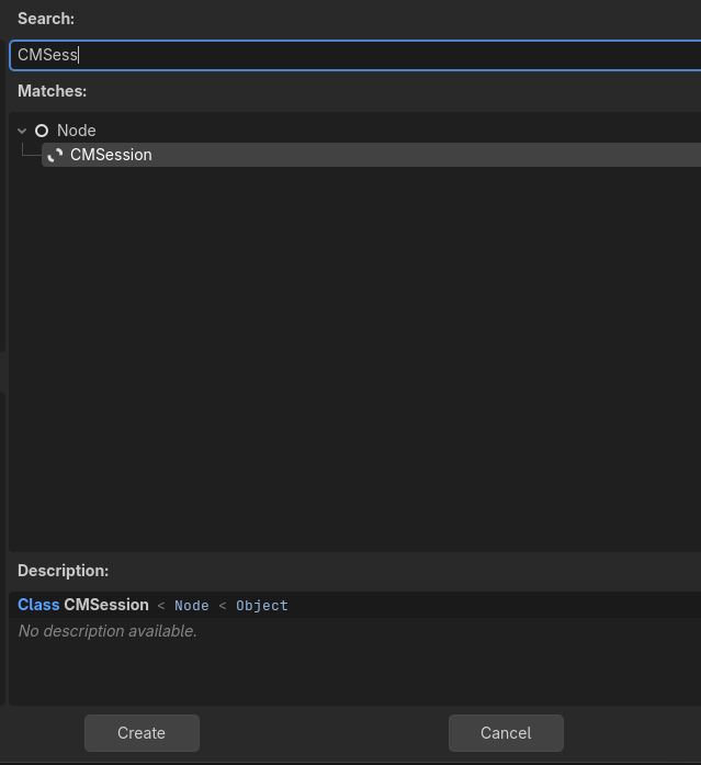 Add CMSession