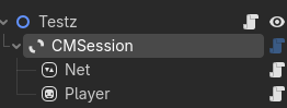 CMSession as a child of the root node